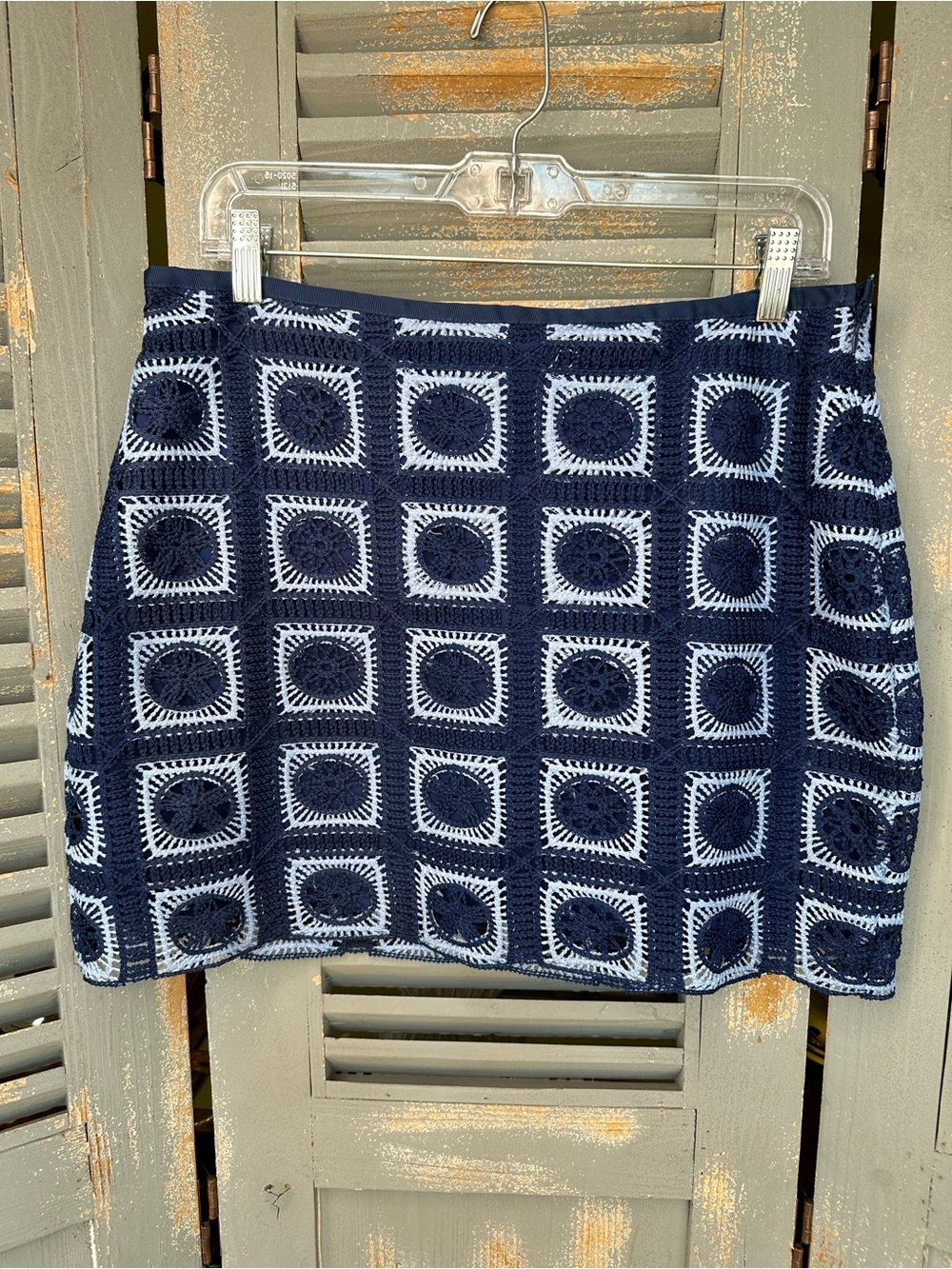 Hyacinth House Tuckernuck Geometric Two Piece Skirt Set Sz L - Picture 10 of 16
